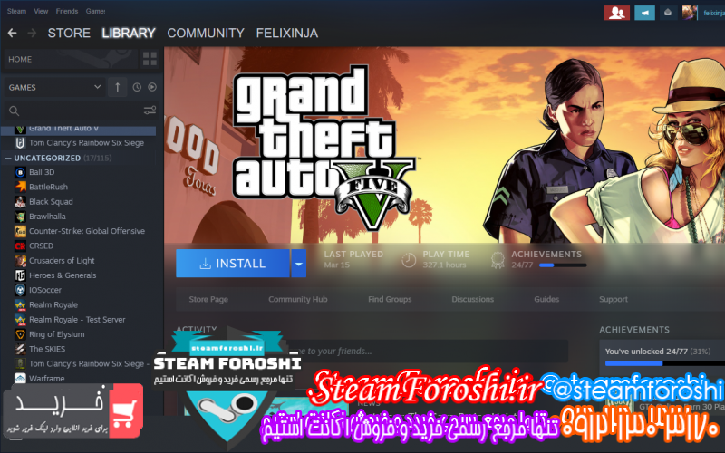 فروش اکانت استیم کد ۹۲۵۴