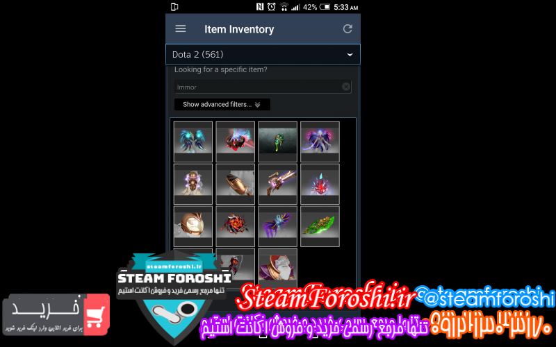 فروش اکانت استیم کد ۹۲۶۸