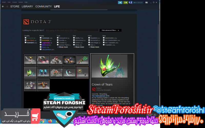 فروش اکانت استیم کد ۹۵۹۱