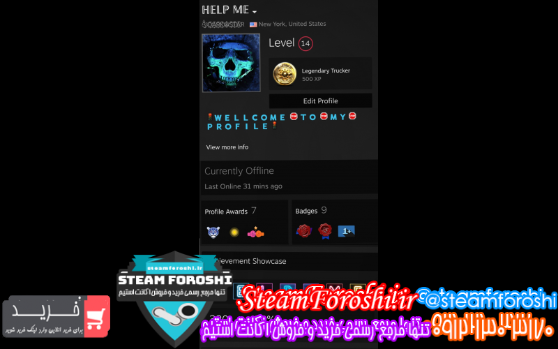 فروش اکانت استیم کد ۹۴۶۱