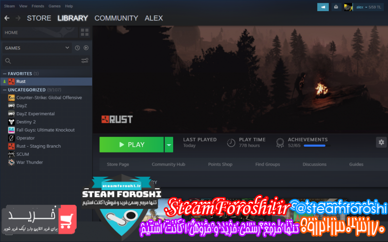 فروش اکانت استیم کد ۹۴۴۰