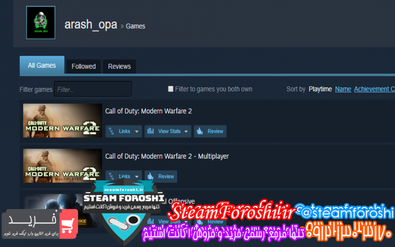 فروش اکانت استیم کد ۹۴۹۶