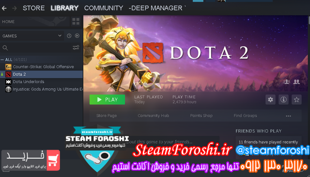 فروش اکانت استیم کد ۹۴۳۴