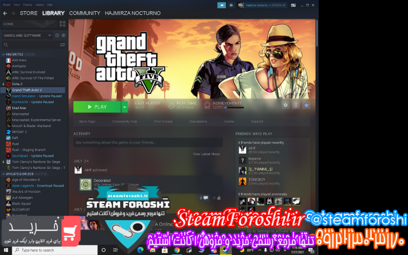 فروش اکانت استیم کد ۹۷۹۴