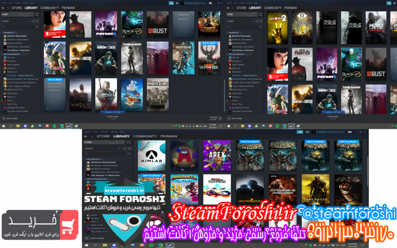 فروش اکانت استیم کد ۹۷۹۷