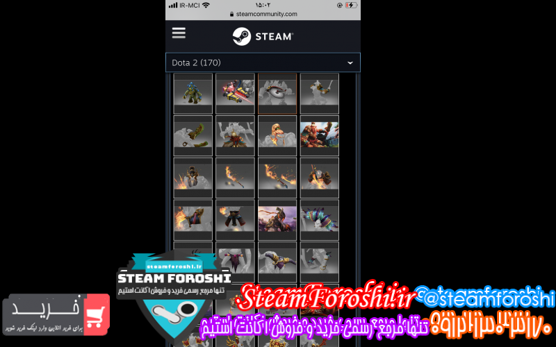 فروش اکانت استیم کد ۹۸۰۱