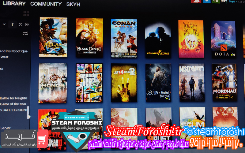 فروش اکانت استیم کد ۹۷۰۶