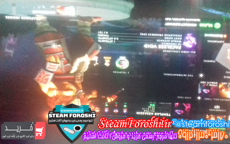 فروش اکانت دوتا ۲ کد ۹۶۴۵