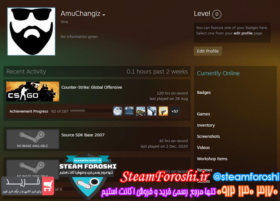 فروش اکانت استیم کد ۹۹۹۷