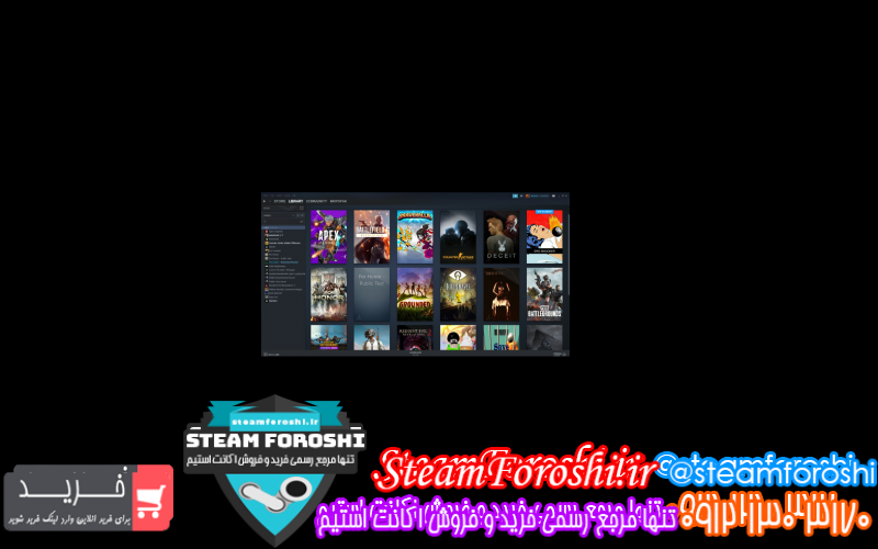 فروش اکانت استیم کد ۹۸۲۴