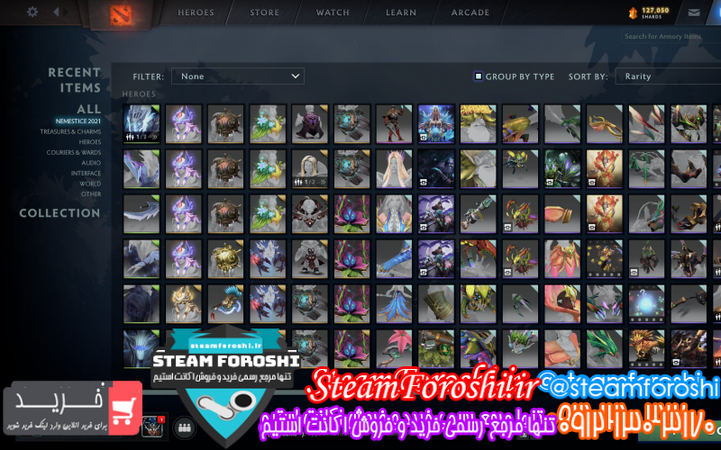 فروش اکانت دوتا ۲ کد ۹۹۵۲