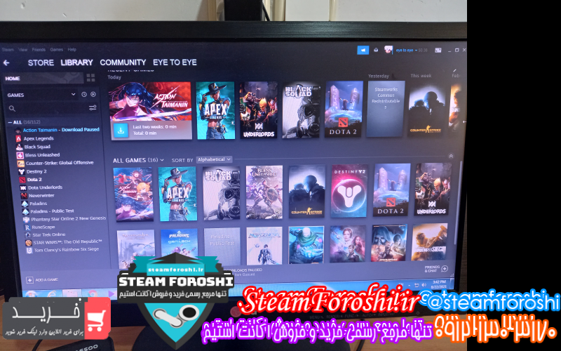 فروش اکانت استیم کد ۱۰۰۰۵