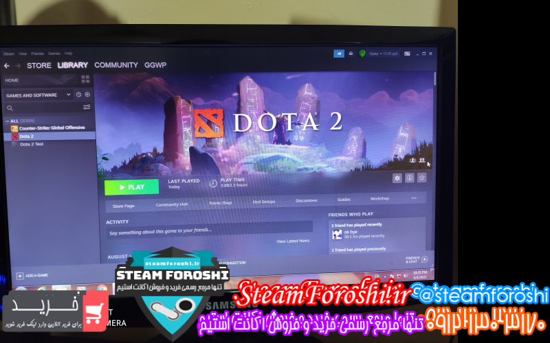 فروش اکانت استیم کد ۹۸۴۱