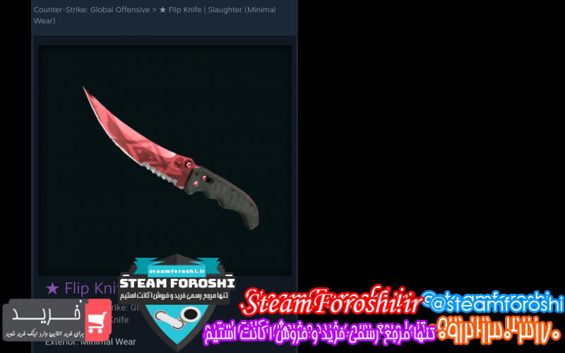 فروش آیتم cs go کد ۹۸۴۲