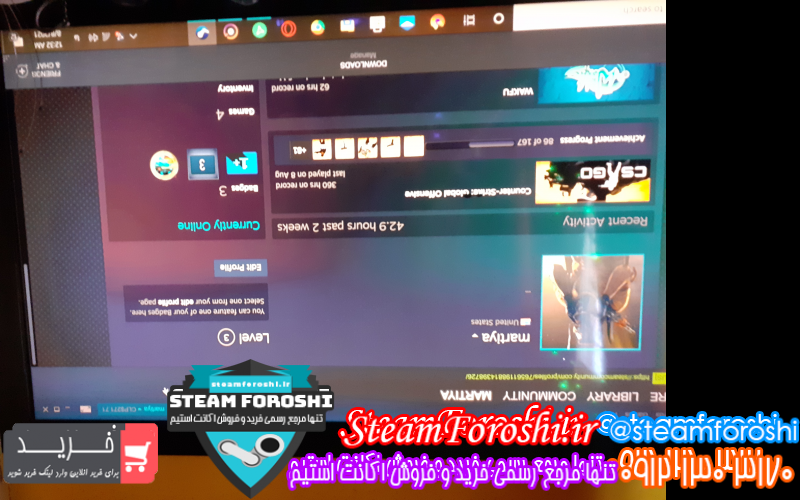 فروش اکانت cs go کد ۹۸۶۸