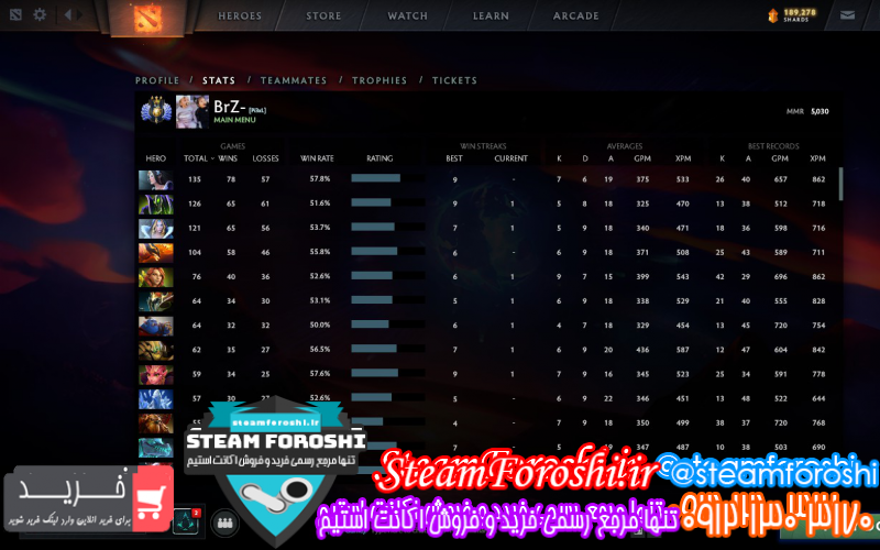 فروش اکانت استیم کد ۹۸۸۳