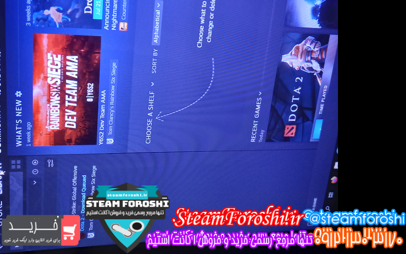 فروش اکانت استیم کد ۹۹۰۴