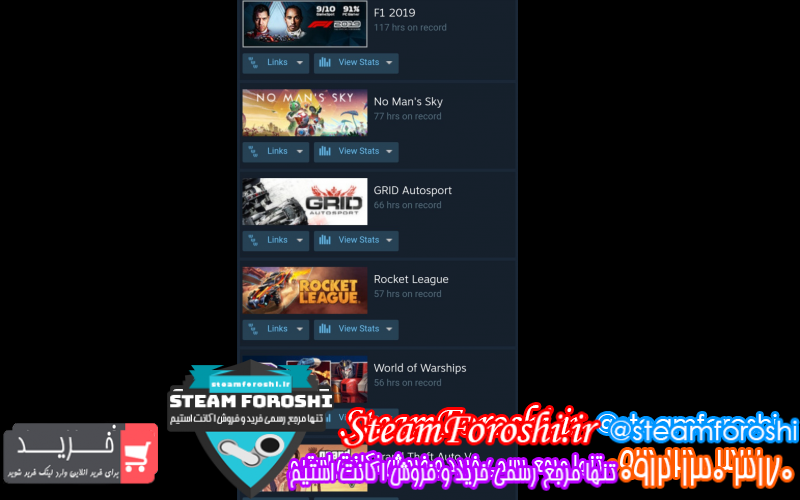 فروش اکانت استیم کد ۱۰۱۵۵