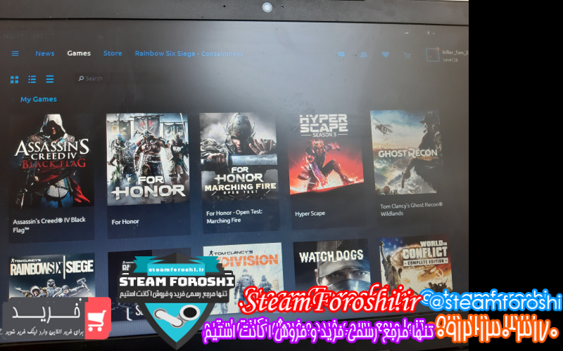 فروش اکانت استیم کد ۱۰۰۳۲