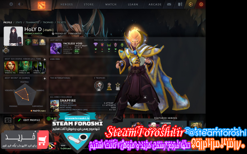 فروش اکانت استیم کد ۱۰۰۳۶