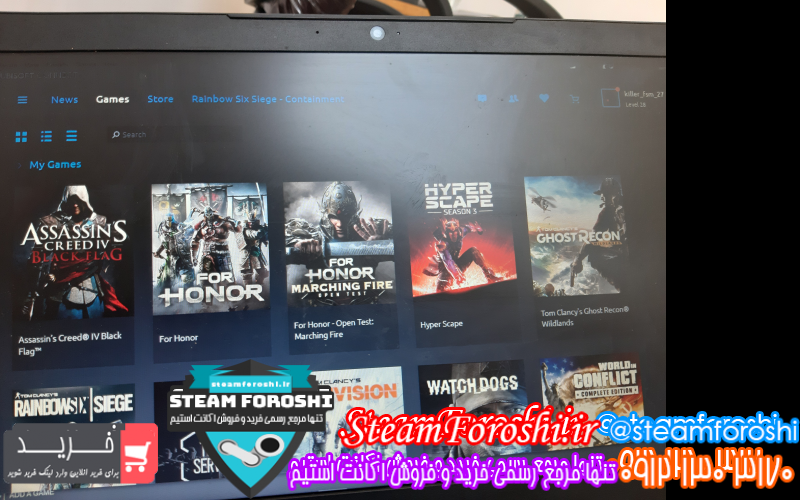 فروش اکانت استیم کد ۱۰۰۷۲