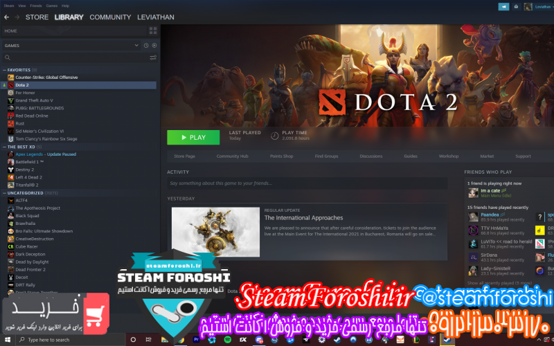 فروش اکانت استیم کد ۱۰۰۹۵