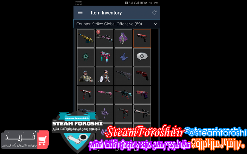 فروش اکانت cs go کد ۱۰۱۱۳