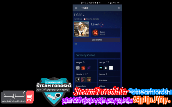 فروش اکانت cs go کد ۱۰۱۷۴