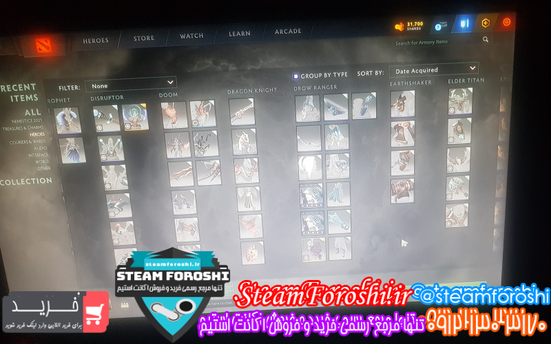 فروش آیتم دوتا ۲ کد ۱۰۳۰۱