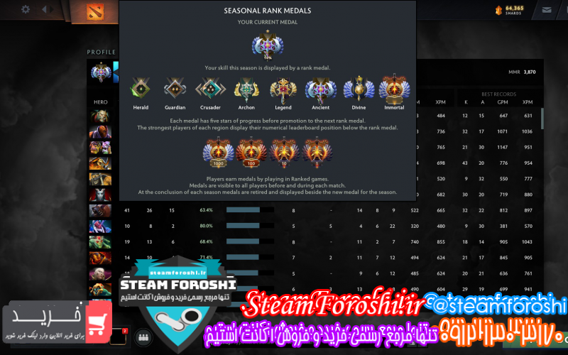 فروش اکانت استیم کد ۱۰۳۰۳