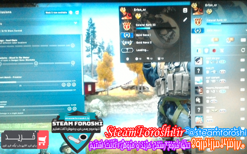 فروش اکانت cs go کد ۱۰۱۶۵