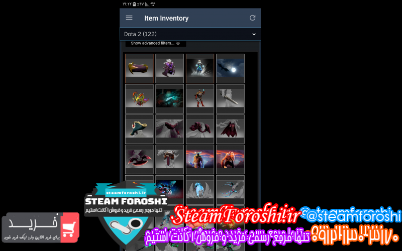 فروش اکانت دوتا ۲ کد ۱۰۱۸۶