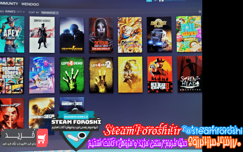 فروش اکانت استیم کد ۱۰۱۹۴