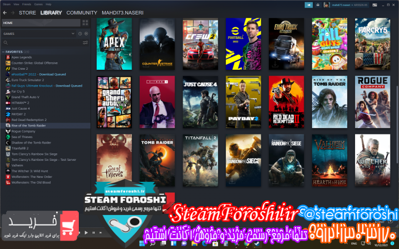 فروش اکانت استیم کد ۱۰۲۲۰