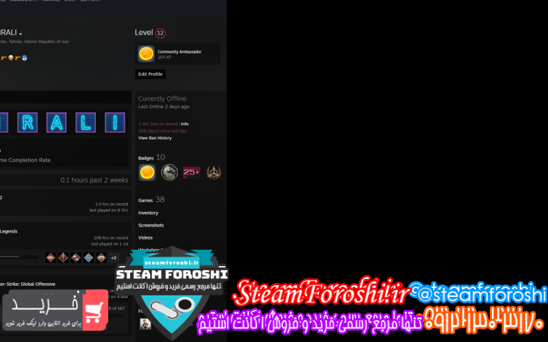 فروش اکانت استیم کد ۱۰۲۲۱