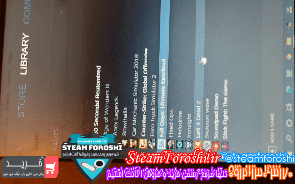 فروش اکانت cs go کد ۱۰۲۲۷