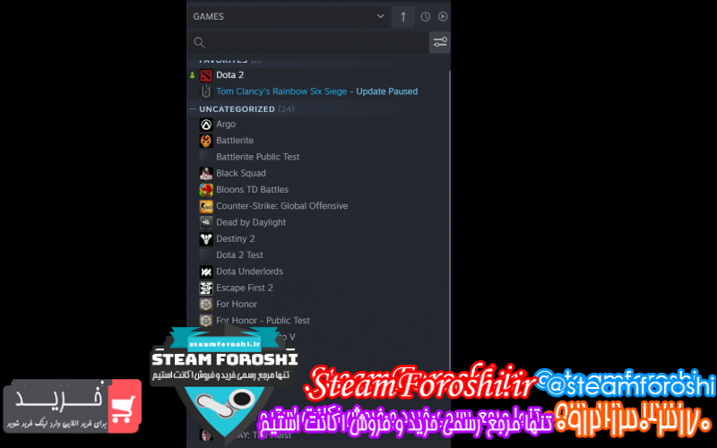 فروش اکانت استیم کد ۱۰۲۳۲