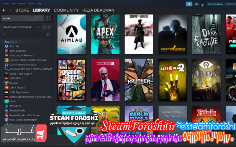 فروش اکانت استیم کد ۱۰۲۳۸