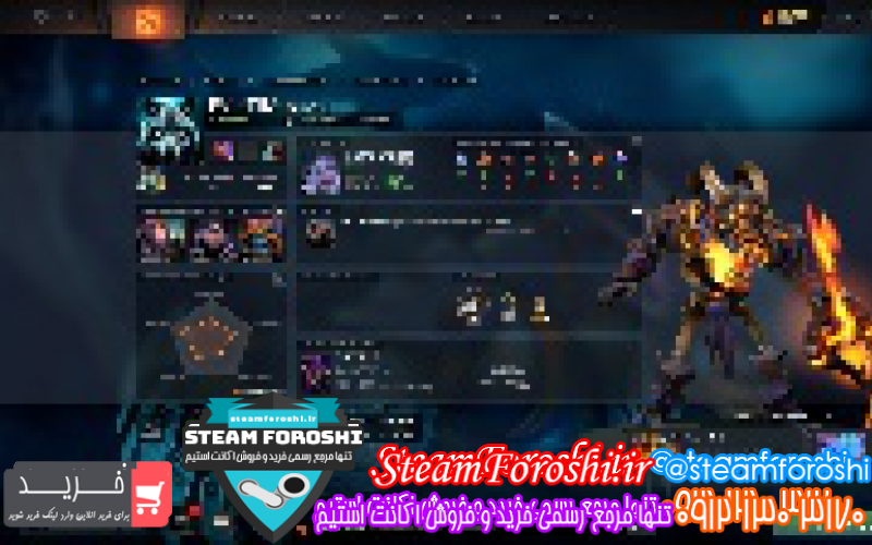 فروش اکانت دوتا ۲ کد ۱۰۲۴۳