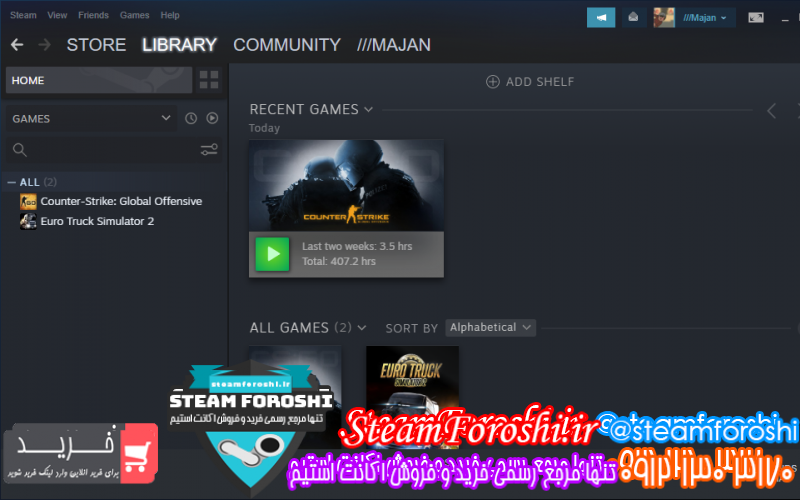 فروش اکانت استیم کد ۱۰۲۴۸