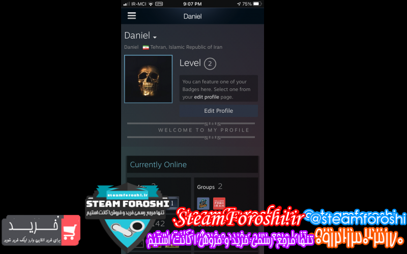 فروش اکانت استیم کد ۱۰۲۵۶