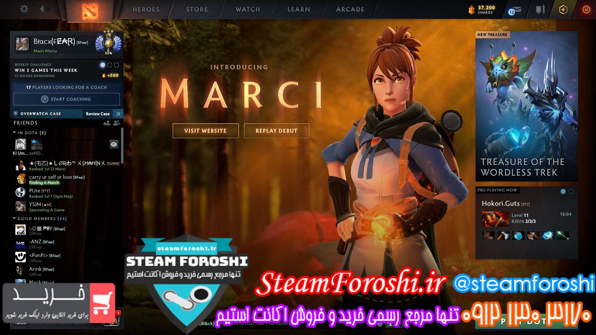 فروش اکانت دوتا ۲ کد ۱۰۴۲۸