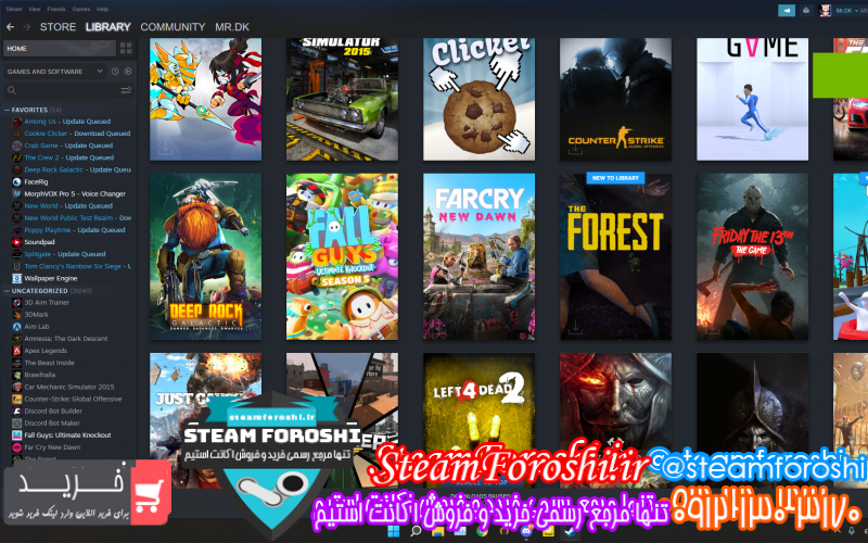 فروش اکانت استیم کد ۱۰۴۶۳