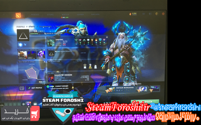 فروش اکانت دوتا ۲ کد ۱۰۴۷۴