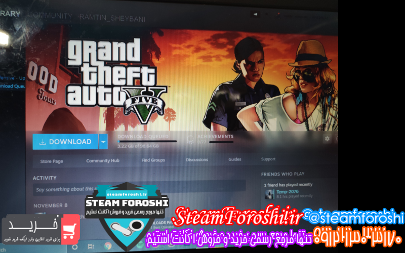 فروش اکانت استیم کد ۱۰۴۷۸