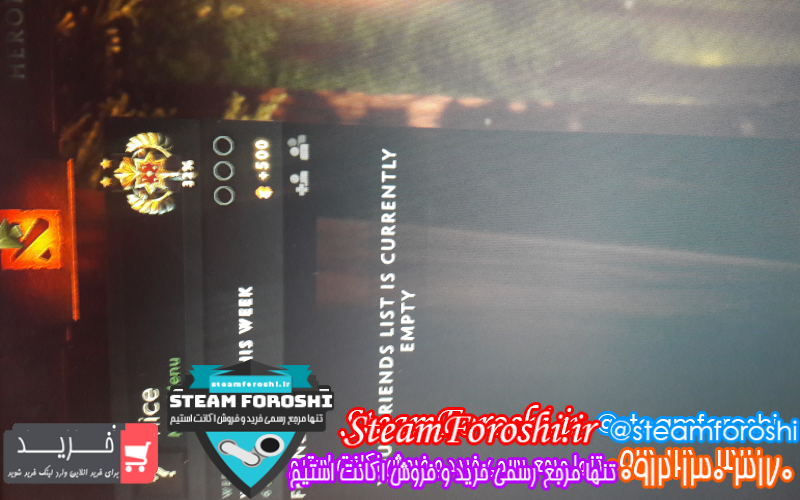 فروش اکانت دوتا ۲ کد ۱۰۳۴۰