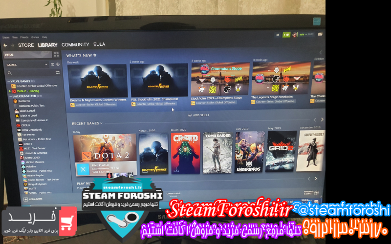 فروش اکانت استیم کد ۱۰۵۰۲