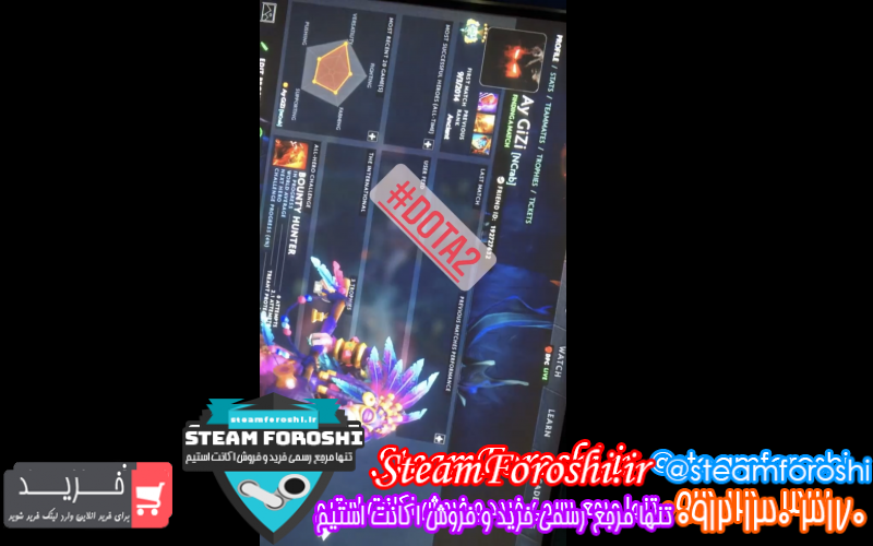 فروش اکانت دوتا ۲ کد ۱۰۵۰۴