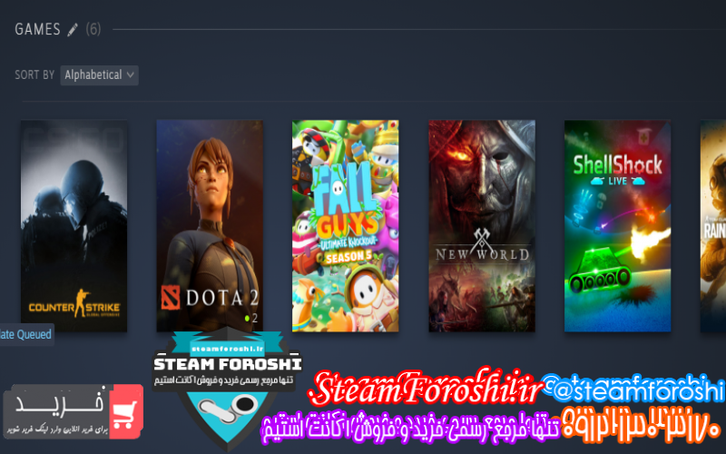 فروش اکانت استیم کد ۱۰۳۶۶