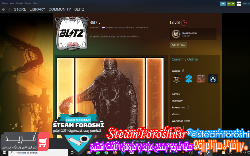 فروش اکانت استیم کد ۱۰۶۳۶